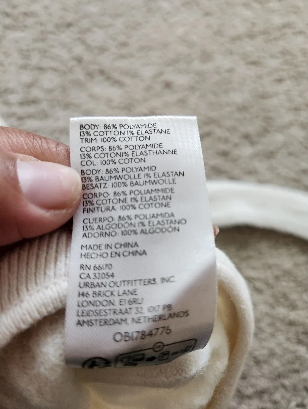 Free People Keep Me Warm Bodysuit Size XS